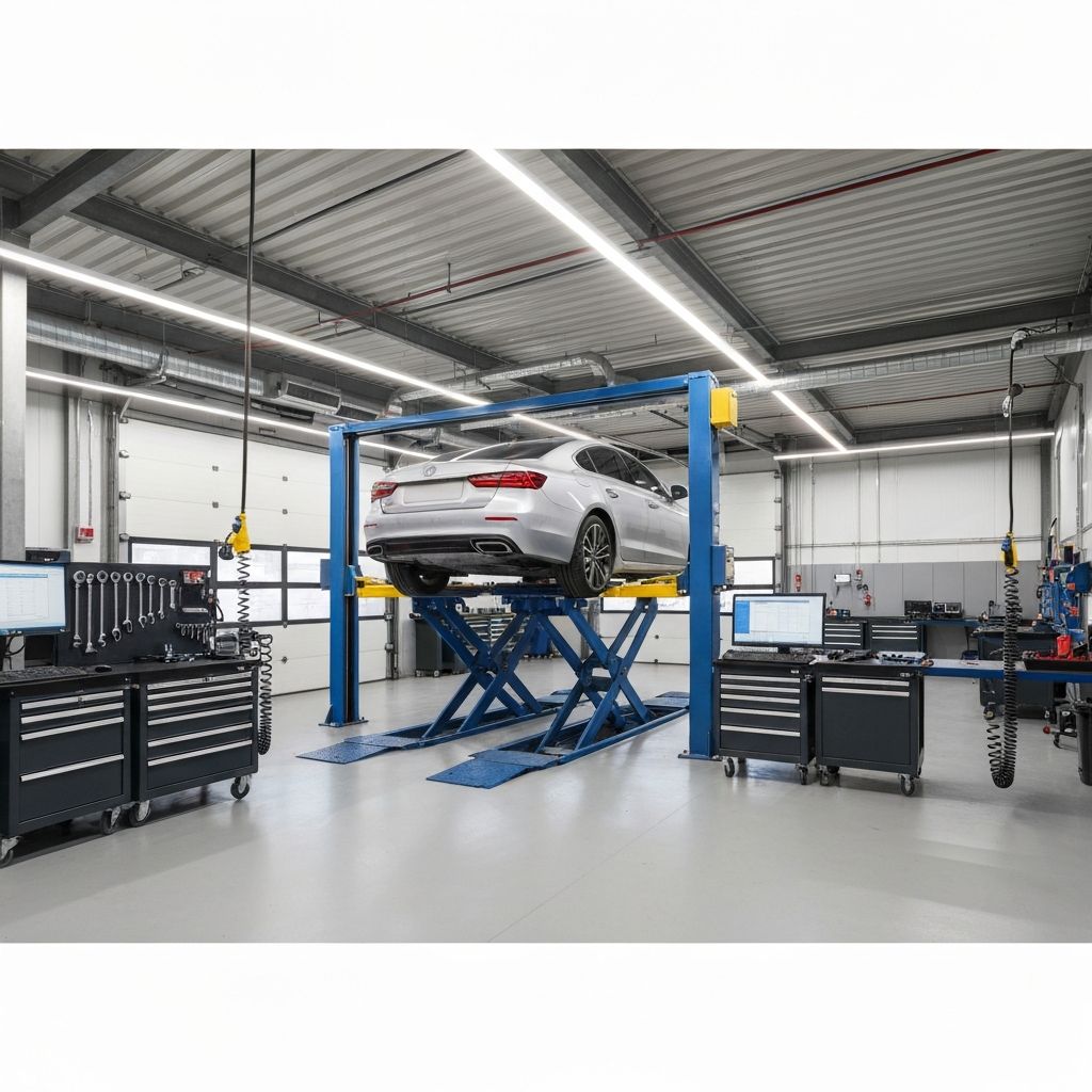 BNQ Automotive vehicle maintenance workshop in Caboolture, QLD